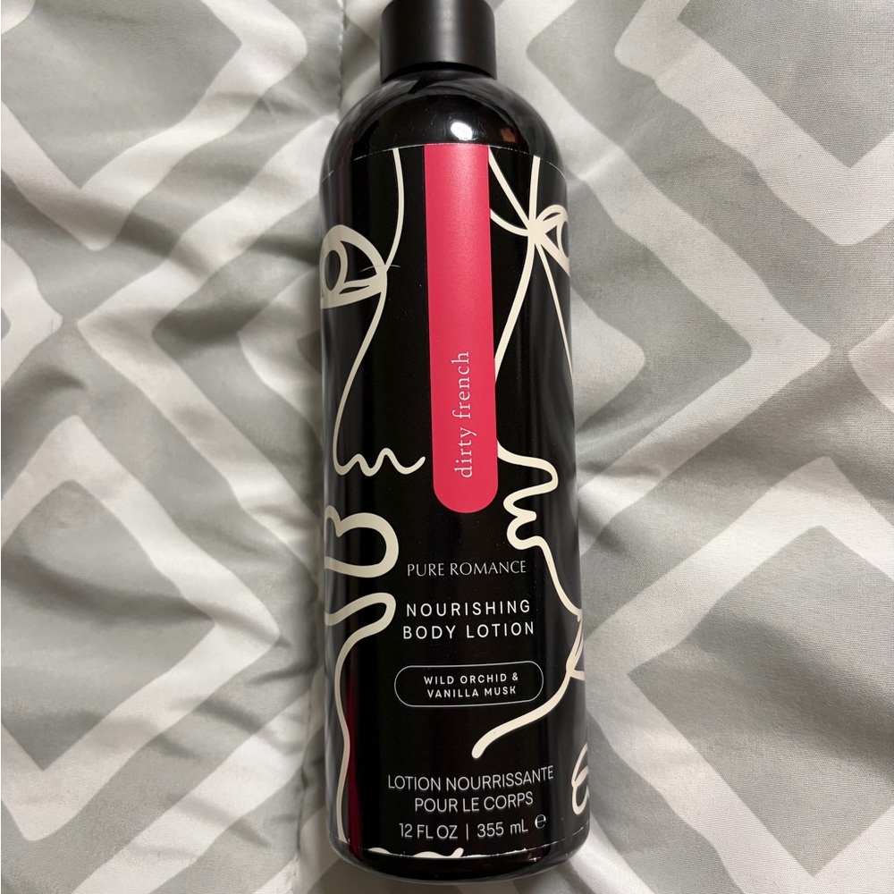 Pure Romance Black and Pink Body Lotion